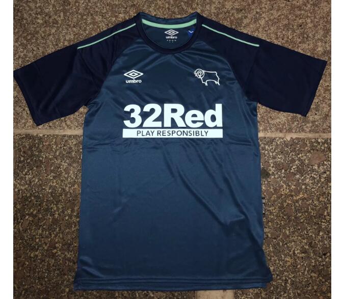 Derby County FC Away Kit Soccer Jersey 2020/21